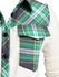 Plus Size Flap Pockets Plaid Panel Fleece Shirt - L | Us 12