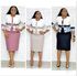 LADIES EXTRAVAGANT FITTED CORPORATE SKIRT AND BLOUSE (AVAILABLE IN ALL SIZES)