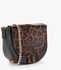 Leopard Leather Cross-Body Bag