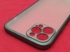 Iphone 12 Pro Max Matte Color Design Semi Transperent Silicon Back Cover With Coloured Sides- Matte Black