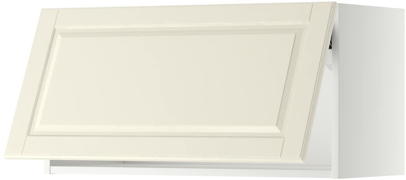 METOD Wall cabinet horizontal - white/Bodbyn off-white 80x40 cm