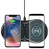Two Phone Wireless Charger Black