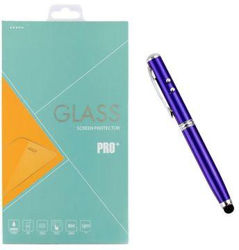 Generic Screen Protector for Samsung Grand 2 G7106 + Multi Stylus 4 in 1 High Tech Pen One - Blue