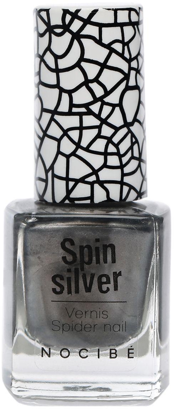 Nocibe Vernis Spider Nail Polish - Spin Silver, 5.5 ml