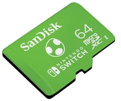 SanDisk Nintendo Switch Micro SD Card - 64GB - Yoshi Edition