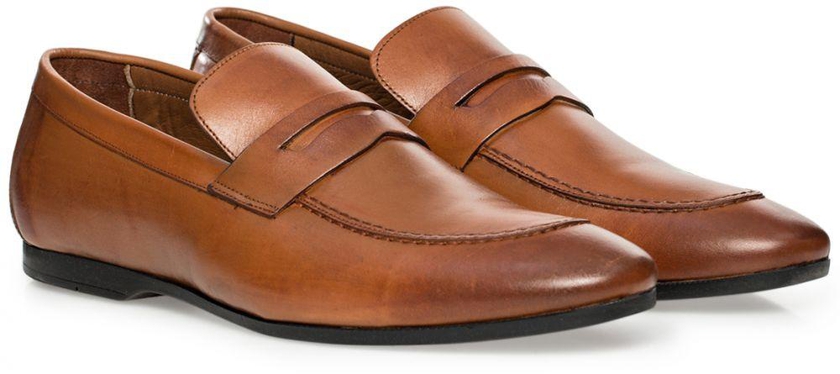 Zeribo AYK-582-75 Loafer Shoes for Men - 41 EU, Dark Brown