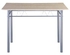 4-Seater Kulltorp Novi Dining Table Set Beige/Silver 108x146x105.5cm