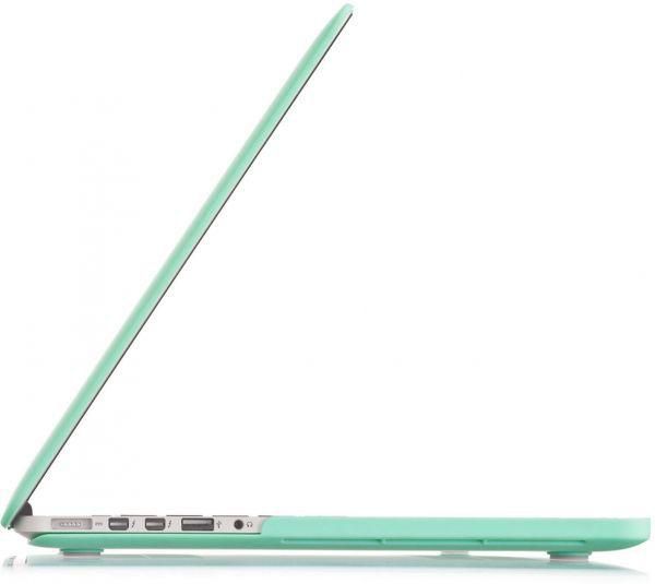 Frost Matte Rubberized Hard Shell Cover for 13 Inch MacBook Pro Retina - Mint Green