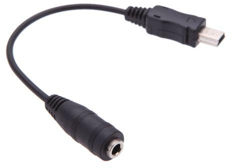 Mini USB to 3.5mm Mic Microphone Adapter Cable Cord for