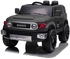 Megastar - Ride-On 12V Toyoto Style Truck W/ Leather Seat & Rc - Black- Babystore.ae