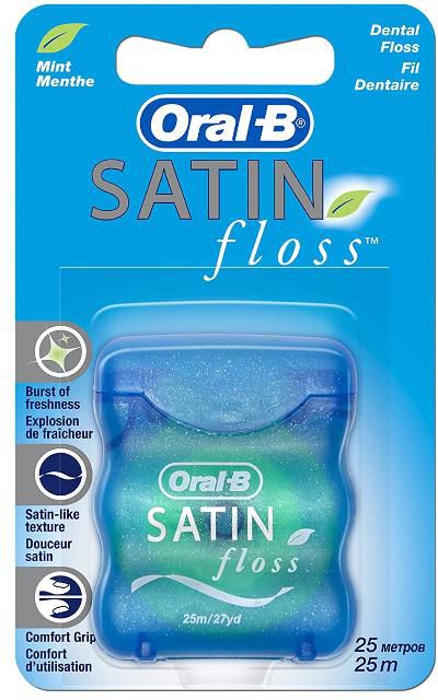 Oral B Satin Floss Mint Tape 25 m