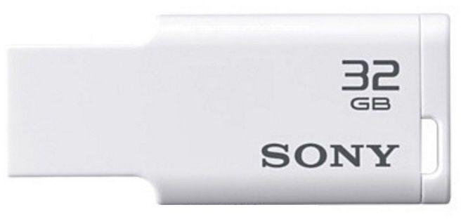 Sony 32GB MicroVault TINY USB Flash Drive, White - USM8M1/W