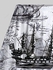 Gothic Nautical Map Print A Line Skirt - 4x | Us 26-28
