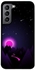 Protective Case Cover For Samsung S22 Black/Purple