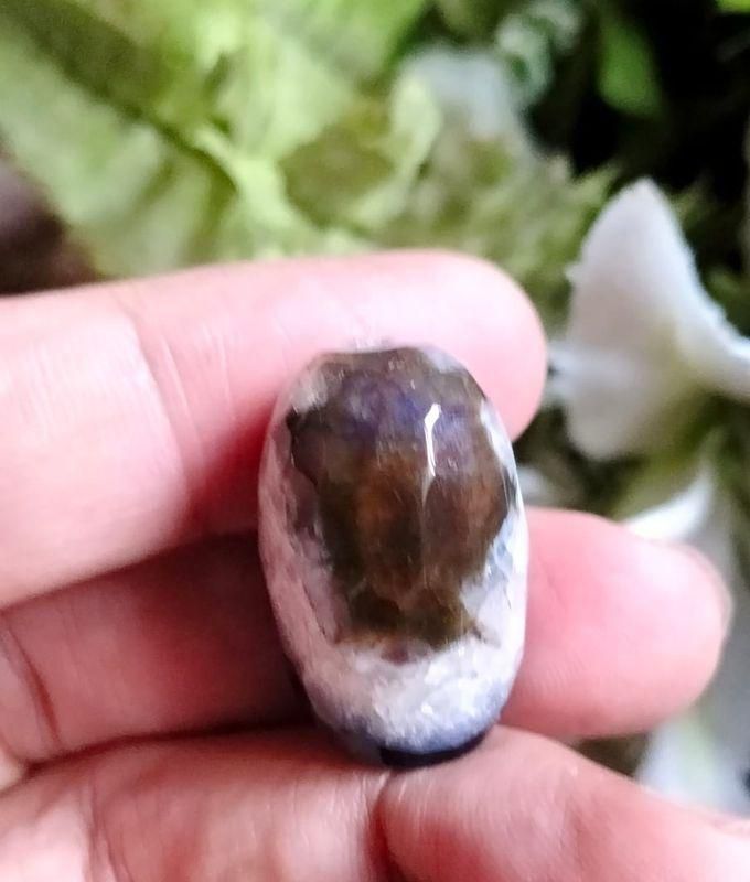 Sherif Gemstones Natural Agate Bead ( Eye Of Life ) Loose Gemstone