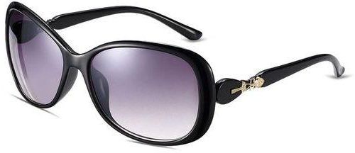 Fashion Casual Color Coated Full Frame Sunglasses UV400(Black)