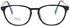 نظارة قراءة بإطار بيضاوي بسيط وعدسات مسطحة