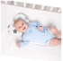 وسادة للرضع، وسادة ناعمة لتشكيل راس الطفل للنوم من القطن العضوي قابلة للغسل ثلاثية الابعاد جيدة التهوية لحماية متلازمة الرأس المسطح