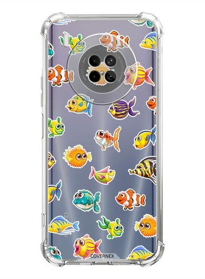 Shockproof Protective Case Cover For Huawei Y9a Fish Pattern