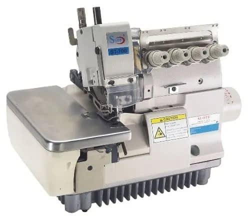 Industrial 3-thread Overlocking Machine With Table And Motor