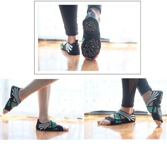 Universal 1 Pair Anti-Slip Yoga Socks Toeless Pilates Socks Ballet