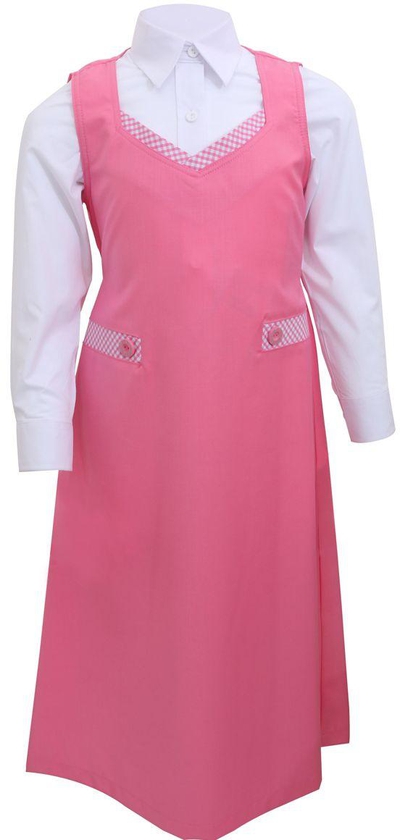 Zoul Janaheen Uniform For Girls , 2 Pieces , Size  43 - Pink - 2291