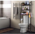 3 Tier Over The Rack Stainless Steel Toilet Cabinet Shelving