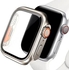 Replacement Case Compatible with i Watch 8 7 6 5 4 3 2 1 SE Replacement Cover for iWatch Ultra (44mm), PC (Starlight)