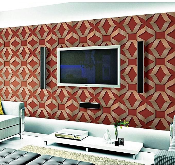 Generic Maroon 3d Effect Vinyl Wall Wallpaper Home Decor Price From Jumia In Kenya Yaoota