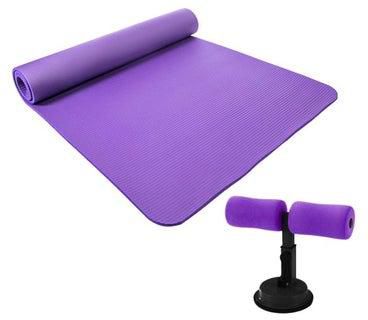 Yoga Mat With Sit Up Device Set