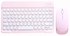 Generic 10 Inch Bluetooth Keyboard Mouse Wireless For IPhone For 4 Pink Combo