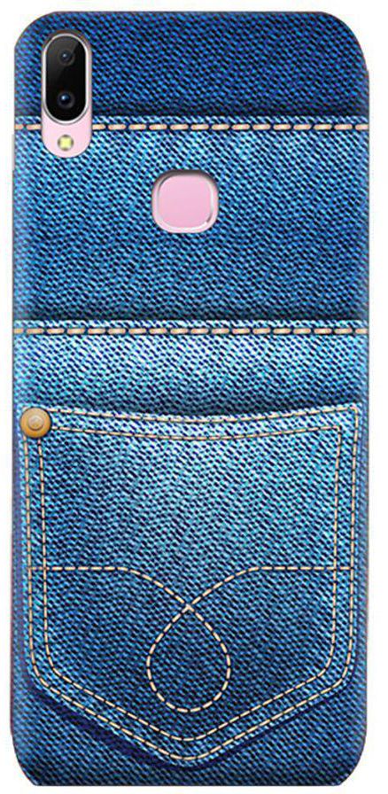 TPU Silicone Case with Jeans Pattern For Vivo Z3i Multicolour