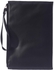 Zipper closure PU solid multipurpose pouch 25.5 cm x 17.5 cm