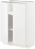 METOD خزانة قاعدة مع أرفف/بابين - أبيض/Ringhult أبيض ‎60x37 سم‏