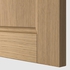 METOD / MAXIMERA خزانة عالية لفرن/م. مع باب/2 أدراج, أبيض/Vedhamn سنديان, ‎60x60x200 سم‏ - IKEA