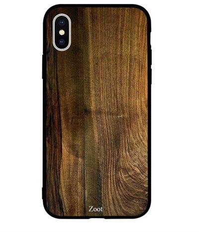Skin Case Cover -for Apple iPhone X Wind Wood Pattern Wind Wood Pattern