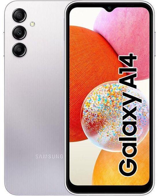 Samsung Galaxy A14 - 6.6 Inches -64GB-4GB Ram– Dula Sim Mobile 4G – Silver