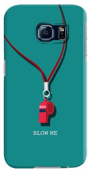Stylizedd Samsung Galaxy S6 Premium Slim Snap case cover Gloss Finish - Blow Me