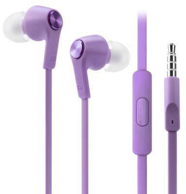 Xiaomi Mi Earphones Youth Colorful Edition Wired Headphone Sports Earbud with Microphone - Purple