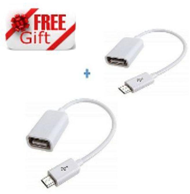 Otg Connect Kit OTG Micro USB Cable Plus Free White OTG