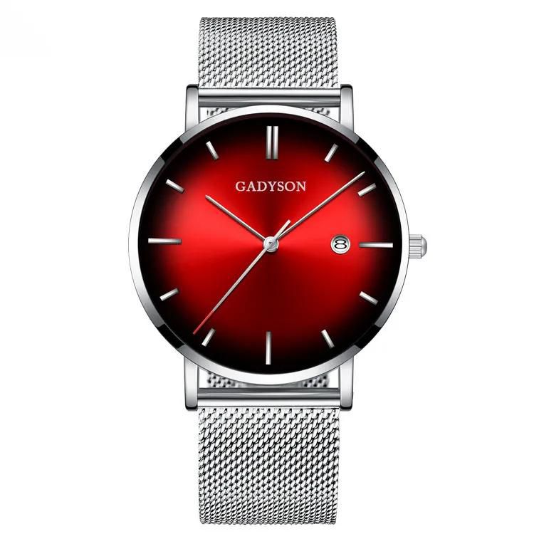 2022 Fashion New Swiss Wormhole New Concept Net Red High School Collegue Female Students Date Watch Color Contrast Pointer Quartz Business Men Metal Calendar Watches