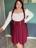 Plus Size Off The Shoulder Cable Knit Top and Handkerchief Midi Dress - 3x | Us 22-24