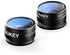 Aukey Clip-on 2 in 1 Camera Lens 160 degree Fisheye Lens and 10x Macro Lens for Smartphones