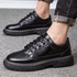 Men's Casual Formal Shoes Leather Shoes - Black