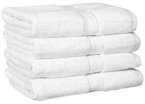 Family 2 Pack Bath Towel - 100% Premium Cotton - 2 White.