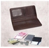 Universal Men's Genuine Leather Long Wallet Card Case Purse Vintage Bifold Wallet