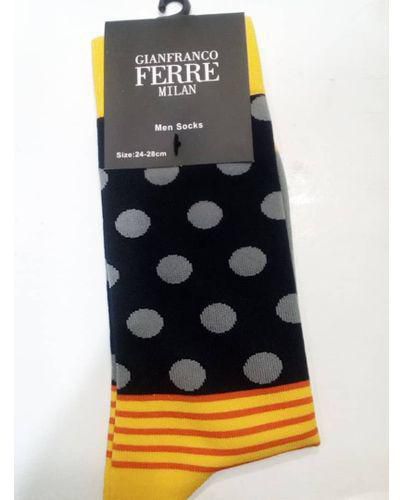 Trendy Men Socks- Grey Dot
