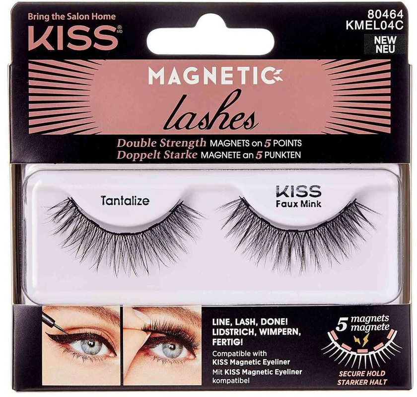 Kiss Magnetic False Eye Lashes Black KMEL04C