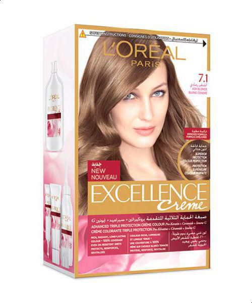 L Oreal Paris Excellence Cream Hair Color Ash Blonde 7 1 Price