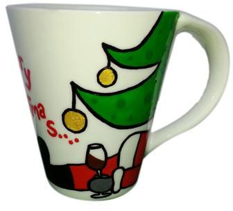 "Drunk Santa " Mug